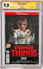 CGC SS 9.8 STRANGER THINGS SIX #4 COMIC SIGNED BY MILLIE BOBBY BROWN DARK HORSE picture