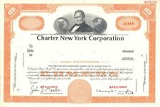 Charter New York Corp. - Specimen Stock Certificate - Specimen Stocks & Bonds picture