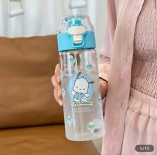 Pochacco Water Bottle Blue 18.6oz Tritan Sports Bottle New Sanrio picture