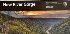 NEW RIVER GORGE  River Edition  NATIONAL PARK SERVICE UNIGRID BROCHURE Map  OOP picture