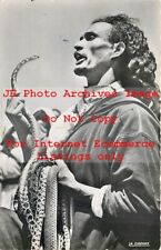 Native Ethnic Culture Costume, RPPC, Snake Charmer picture