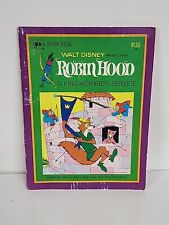 1973 Walt Disney ROBIN HOOD in King Richard's Service Book - A Golden Special picture