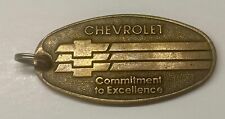 Vintage Chevrolet Commitment to Excellence Brass 