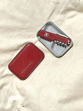 *GREAT FIND*🔥VICTORINOX OFFICER SUISSE Army🔥KNIFE MULTI~Tool🔥w/ Metal CASE picture