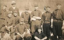 RPPC Men's Baseball Team Real Photo Post Card Vintage picture