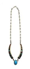 J. BEDAH Vintage Native American1 4K Pendant Necklace Length 16