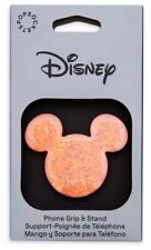 2024 Walt Disney World Parks Mickey Earidescent Peach Glitter Popsocket PopGrip picture