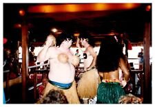 1980s Gay Man Dance Fun Drunk Crossdress Sexy Vintage Photo Snapshot Hawaii  picture