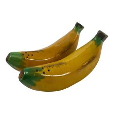 Vintage Bananas Yellow Fruit Novelty Salt and Pepper Shakers picture