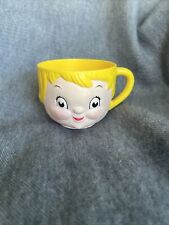 Campbells Soup Mug. Kids Plastic Face Dolly Dingle Vintage 1975-76 Promotion. #1 picture