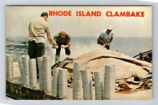 Warwick RI-Rhode Island, Rhode Island Clambake, Antique, Vintage Postcard picture