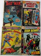 Mixed Lot of 4 #Batman 217,World's Finest 216,203,Teen Titans 43 DC 1969 Comics picture