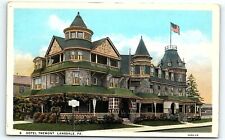 c1910 LANSDALE PA HOTEL TREMONT STREET VIEW UNPOSTED POSTCARD P3942 picture