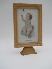 VTG BESSIE PEASE GUTMANN COME PLAY WITH ME METAL PEDESTAL PICTURE FRAME NURSERY picture