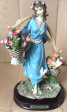 Beautiful GIOVANNI COLLECTION FIGURINE ELEGANT 13 - LADY WITH FLOWER STATUE picture