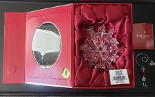 Waterford Crystal Annual SNOW Crystals 2011 Pierced Xmas Ornament  picture