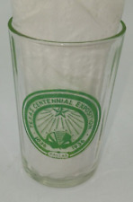 1836-1936 Texas Centennial Exposition Juice Glass-3 1/2