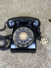 Black Western Electric Bell Telephone Rotary Dial Vintage C/D 500 12/57 UNTESTED picture
