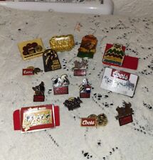 Lot Of 15 Vintage Coors Beer Pins Coors Lite Hat picture