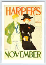 November 1894 Harper's Magazine Edward Penfield Reprint Postcard BRL18 picture