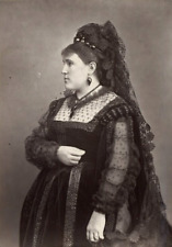 French Opera Singer Virginie Krauss orig 1880s photoglypty photograph picture