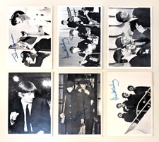1964 Topps BEATLES Cards - Series 2 - Lot of 6 - Black and White - Lennon Ringo picture