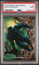 1992 MARVEL MASTERPIECES SKYBOX BLACK PANTHER #4 PSA 9 MINT picture