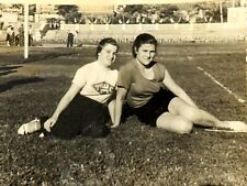 1956 Vintage Photo Beauty Girls Young Pretty Sports Students Portrait Snapshot picture