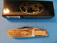 German Bull GB-114 Deer Stag Barlow 1 of 300 1st Production Run Pocket Knife picture