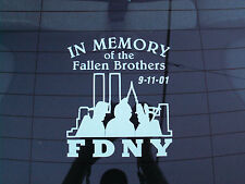 2 Fireman  Firefighter 911 Stickers Decals picture