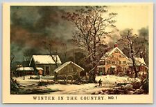 Postcard Winter In The Country Winter Farm picture