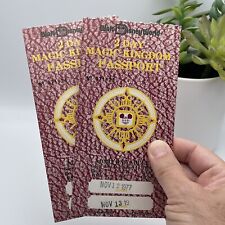 Vintage 1977 Walt Disney’s Magic Kingdom Passport to Disneyland 2-day Pass picture