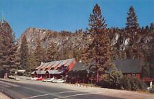 STRAWBERRY LODGE Roadside LAKE TAHOE Kyburz, California c1950s Vintage Postcard picture