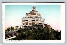 Holyoke MA, Mount Tom Observatory, Burned 1929, Massachusetts Vintage Postcard picture
