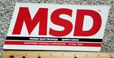 MSD MULTIPLE SPARK DISCHARGE IGNITION CONTROL DECAL/STICKER  picture