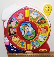 Fisher Price See N Say The Farmer Says Little People Barnyard Farm Animal Sounds picture