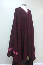 Shaman Poncho Cape- Andean Woven Textile- Peruvian Heavy  Huayruro Poncho XL picture
