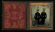 Rare Ambrotype Civil War Era Soldiers Tinted, Armed - Missouri? 1860s Photo picture