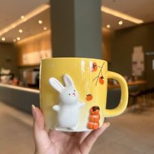 New Starbucks Snow Rabbit Ceramic Coffee Milk Mug 473ml Zodiac Collection Cup picture