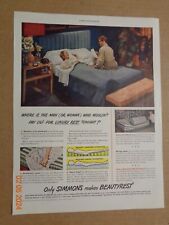 Vintage Print Ad -1948 for Simmons Beautyrest picture