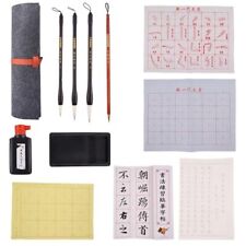 12pcs set Portable Chinese Calligraphy Set For beginner Brush InkWriting Pape... picture