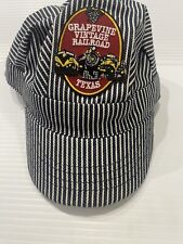 Grapevine Vintage Railroad Texas Conductors Cap Hat Adjustable Snapback NWOT picture