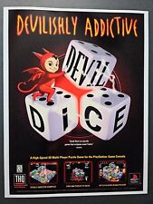 Devil Dice Playstation 1 PS1 Game 1998 Promo Ad Art Wall Print Poster - Glossy picture