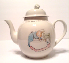Wedgwood Beatrix Potter Peter Rabbit Full Size Teapot Figural Lid England picture