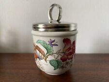 Wedgwood 3” Egg Coddler w/Lid  Charnwood Floral & Butterfly Oven To Table picture