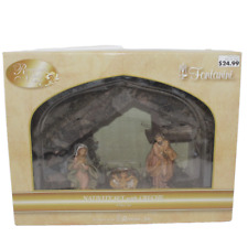 Fontanini Renaissance Nativity 4-Piece Set with Creche 2005 Roman in Box picture