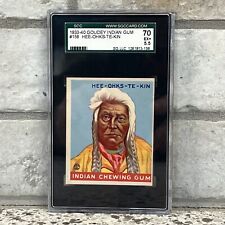 1933-40 Goudey Indian Gum #158 Hee-Ohks-Te-Kin, SGC 5.5 picture