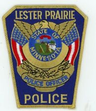 MINNESOTA MN LESTER PRAIRIE POLICE NICE SHOULDER PATCH SHERIFF picture