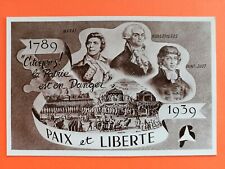 RARE CPA 150th Anniversary of the FRENCH REVOLUTION 1789 1939 Citizens Patrie picture