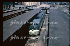 R DUPLICATE SLIDE - Northern Pacific NP 6601 Passenger Scene in Station picture